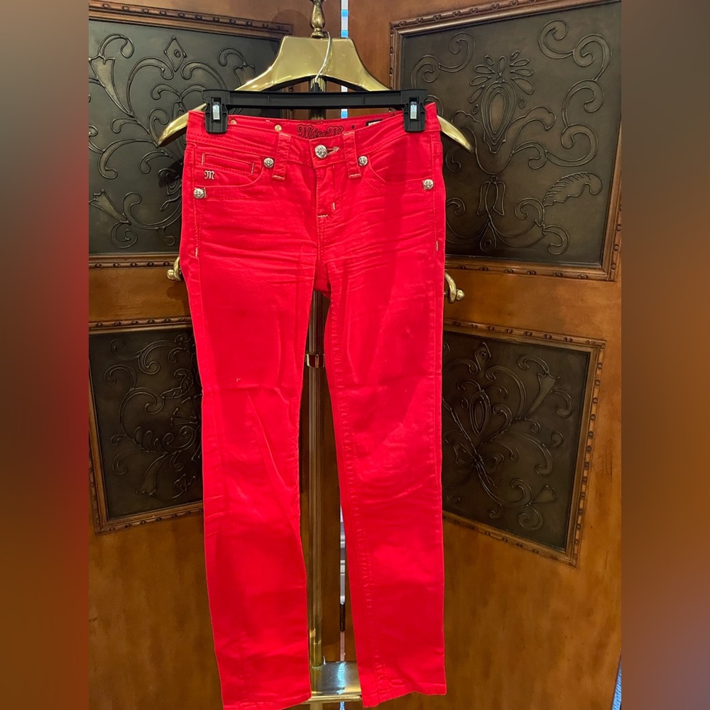 Red jeans